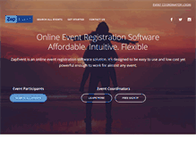 Tablet Screenshot of comeunityin6k.zapevent.com