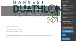 Desktop Screenshot of harvestduathlon.zapevent.com