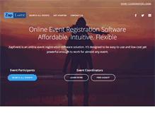 Tablet Screenshot of comeunity6k.zapevent.com